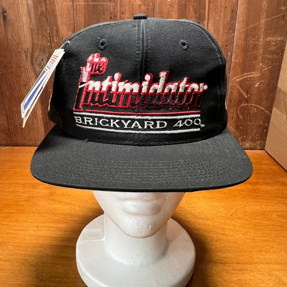 Dale Earnhardt Brickyard 400 The Intimidator Vintage Logo 7 Hat Mens OSFM